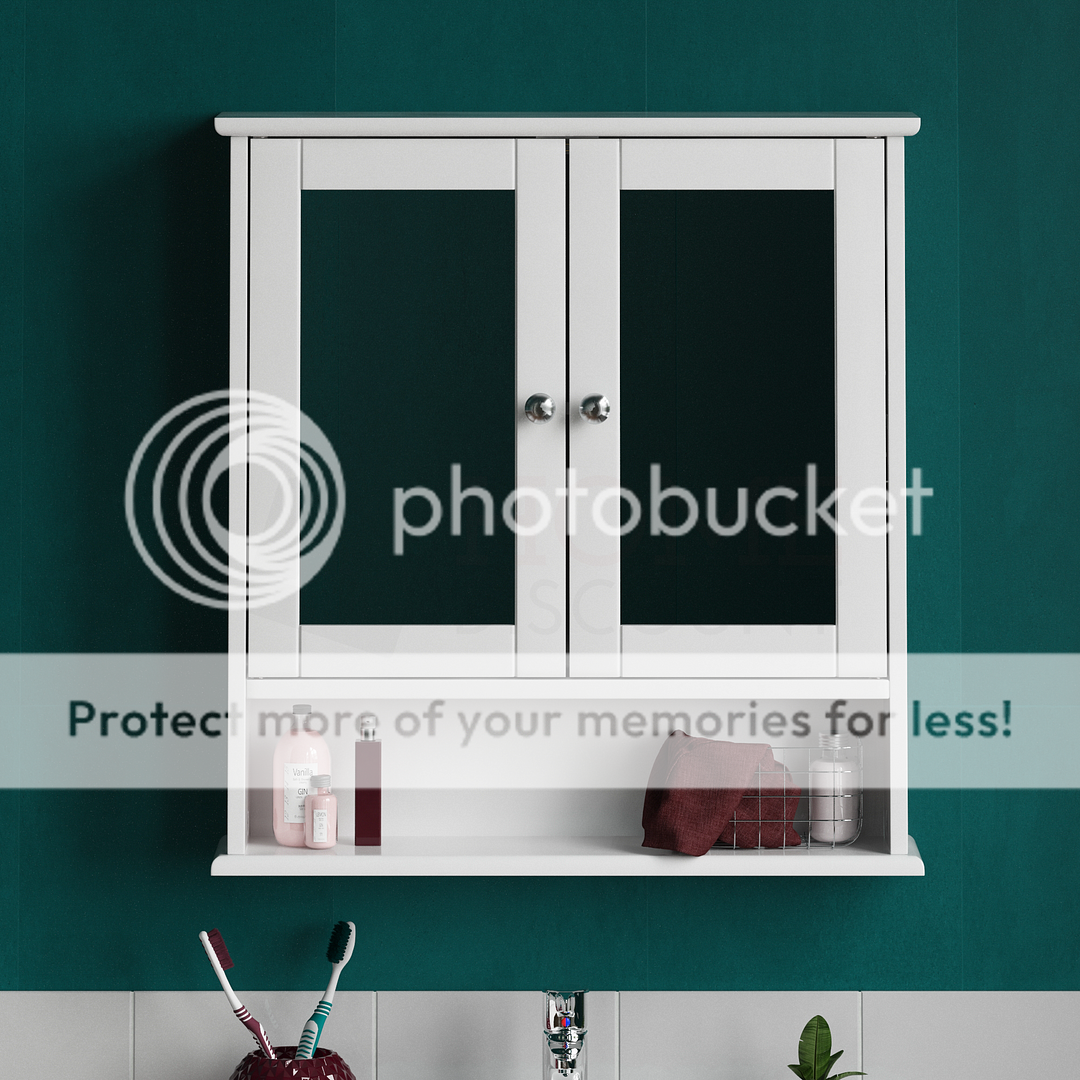 Bathroom Cupboard Tallboy Drawers Storage Furniture White